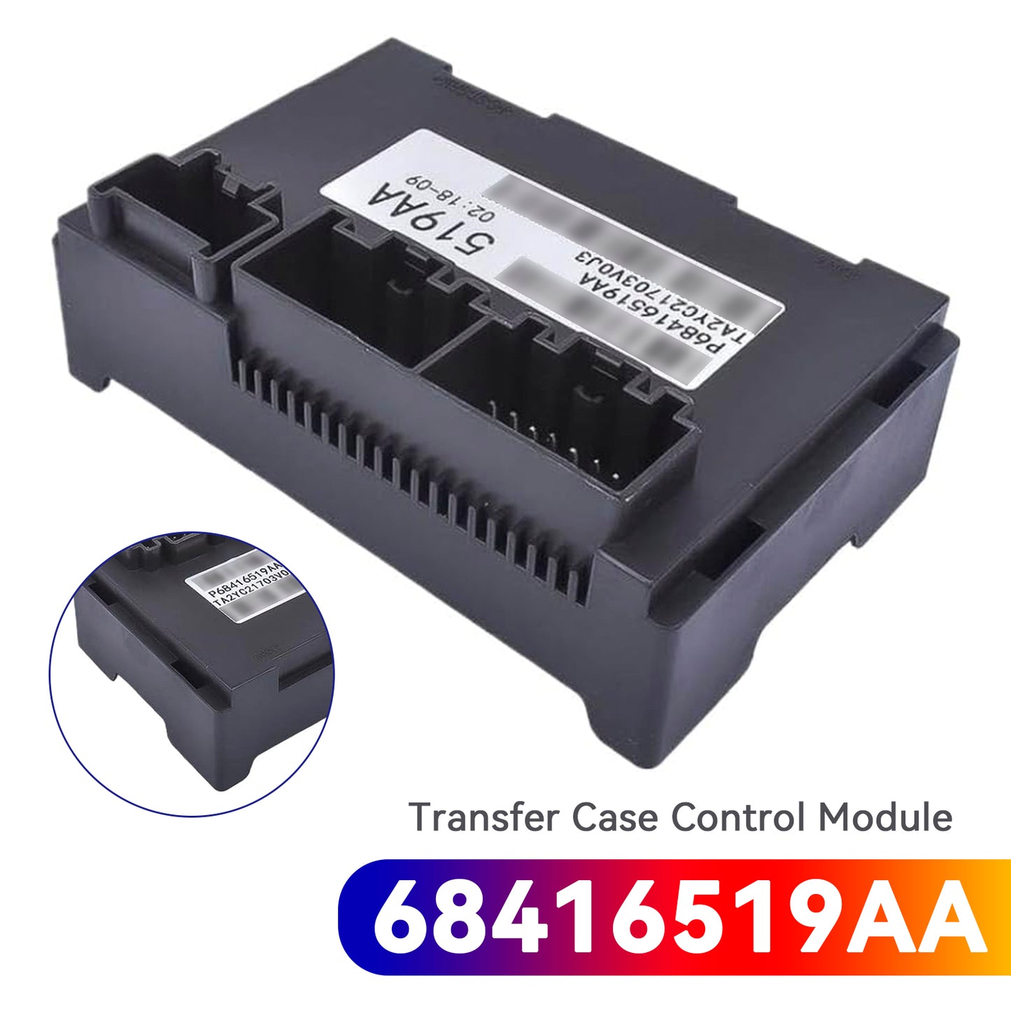 2018-2020 Jeep Wrangler 3.6L V6 68416519AA Transfer Case Control Module