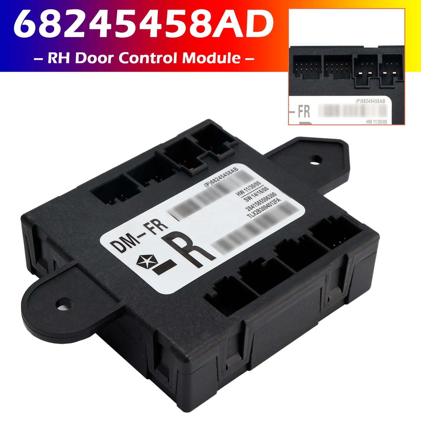 2014-2022 Grand Cherokee Journey 68245458AD RH Door Control Module