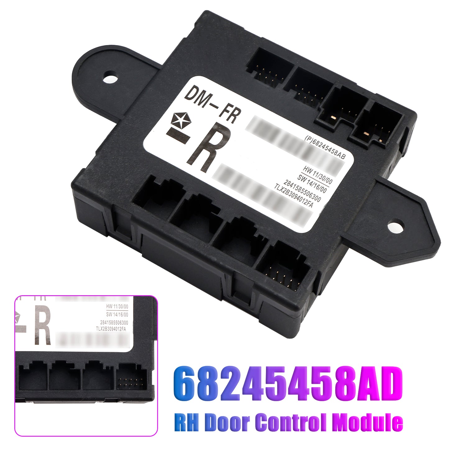 2014-2022 Grand Cherokee Journey 68245458AD RH Door Control Module