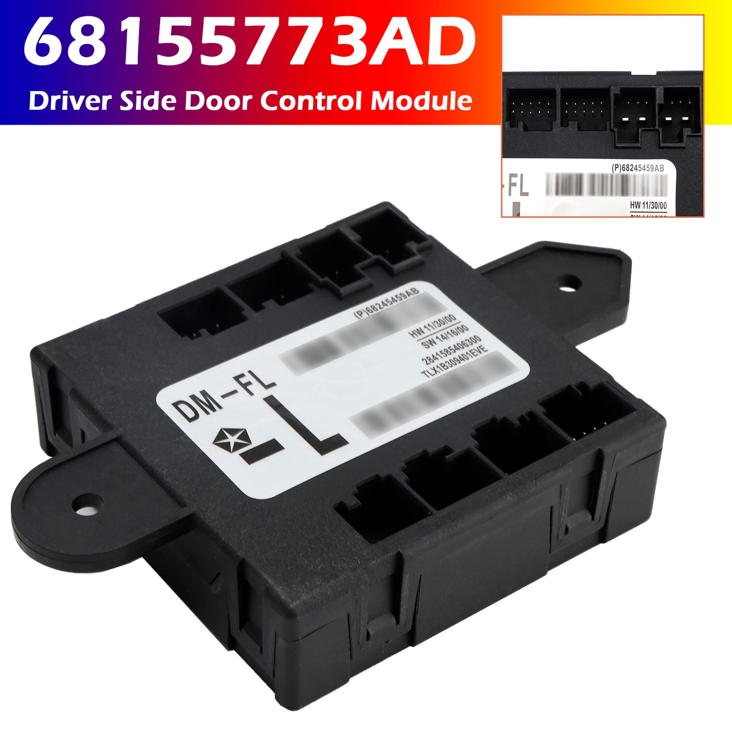 2013-2018 Dodge Ram 2500 3500 68155773AD Driver Side Door Control Module