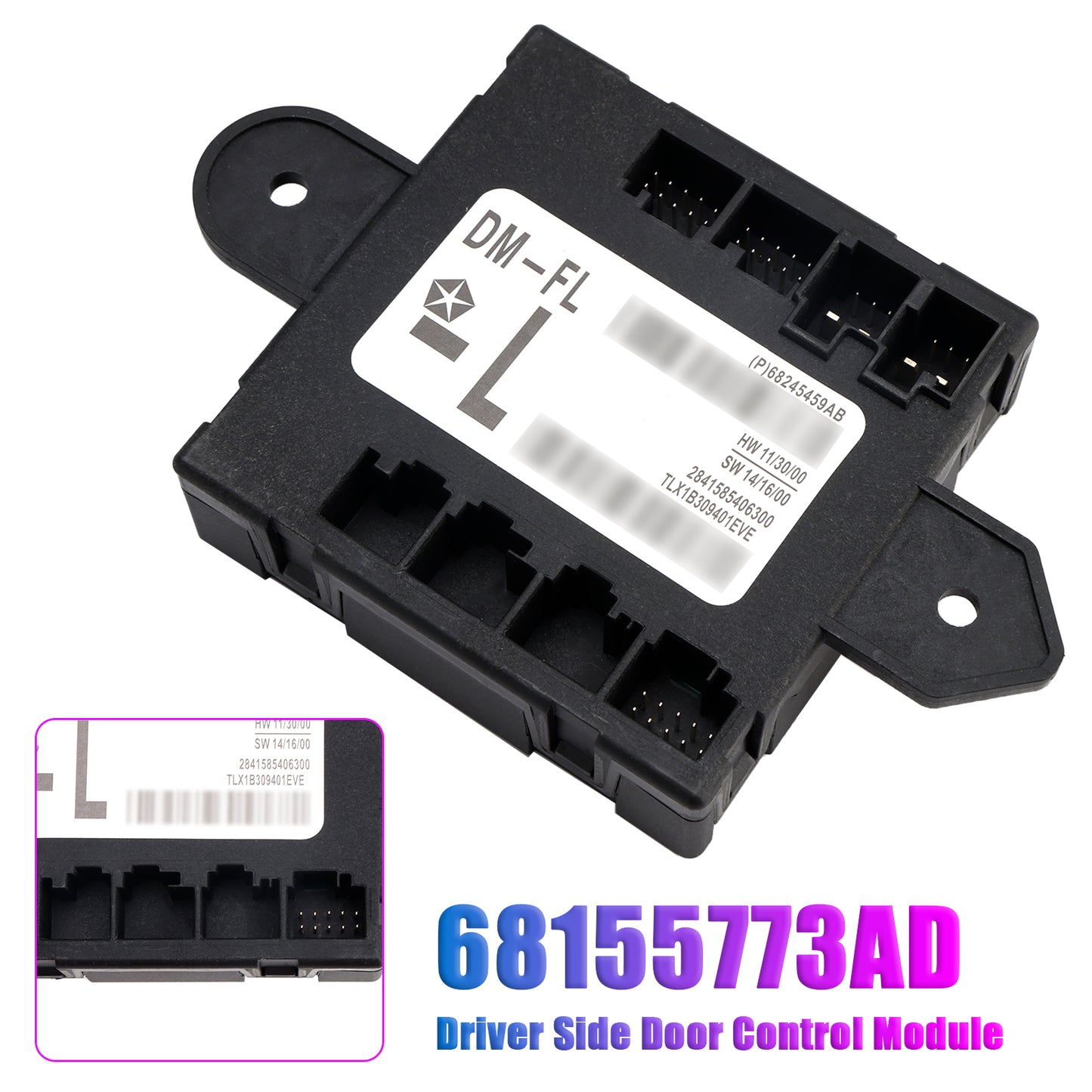 2013-2018 Dodge Ram 2500 3500 68155773AD Driver Side Door Control Module