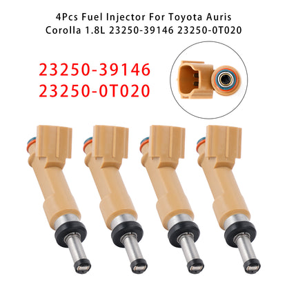 Toyota Yaris KSP90 ZSP90 23209-39146 4Pcs Fuel Injector
