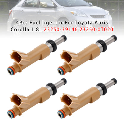 Toyota Yaris KSP90 ZSP90 23209-39146 4Pcs Fuel Injector