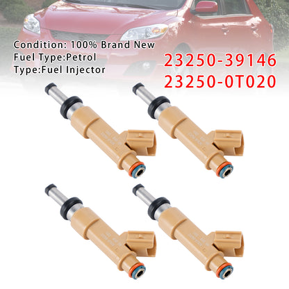 Toyota Yaris KSP90 ZSP90 23209-39146 4Pcs Fuel Injector