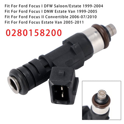 Ford B C-Max Fiesta Focus Fusion Mondeo Puma 0280158200 1Pcs Fuel Injector