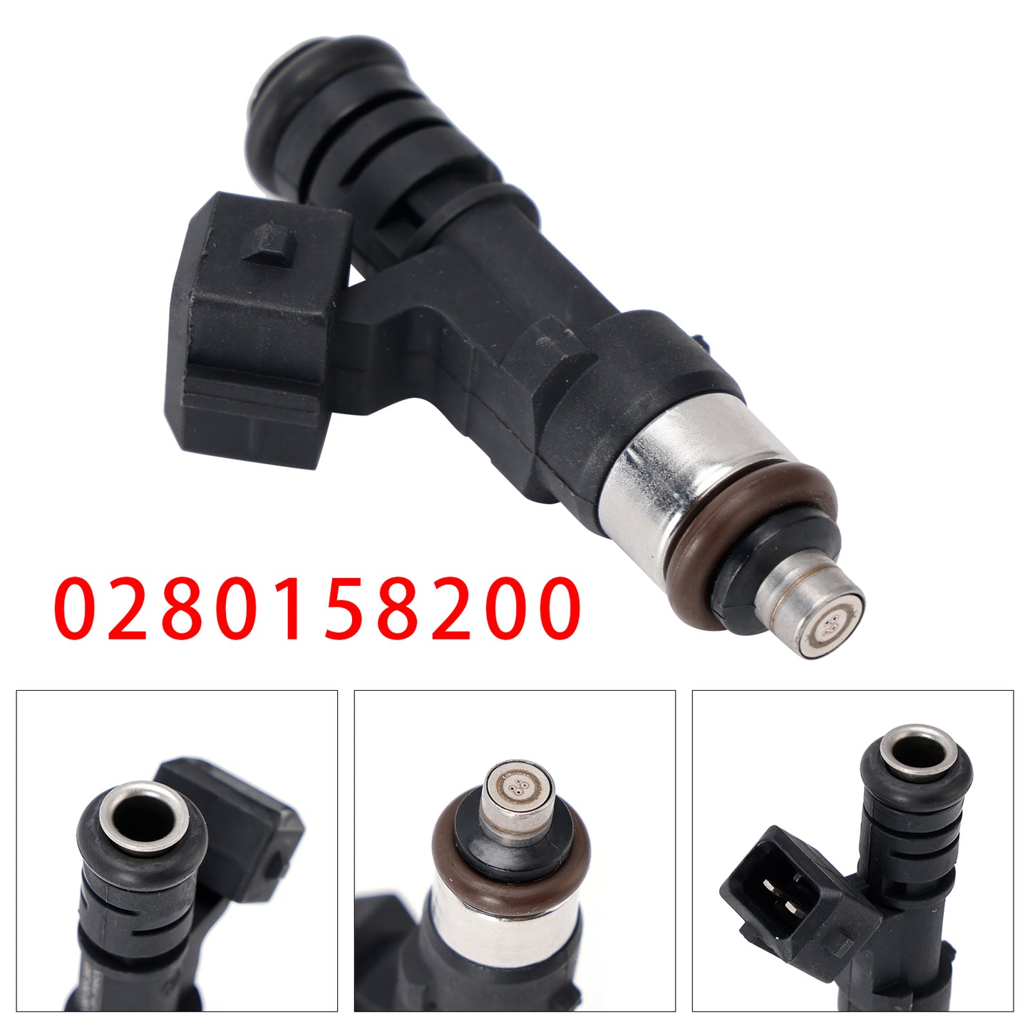 Ford B C-Max Fiesta Focus Fusion Mondeo Puma 0280158200 1Pcs Fuel Injector