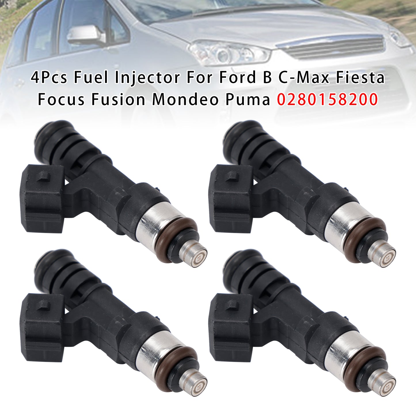2005-2011 Ford Focus II Saloon 1222310 4Pcs Fuel Injector