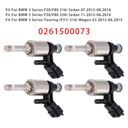 2007-2014 Peugeot 308 I 1.6 16V 13647598785 4Pcs Fuel Injector