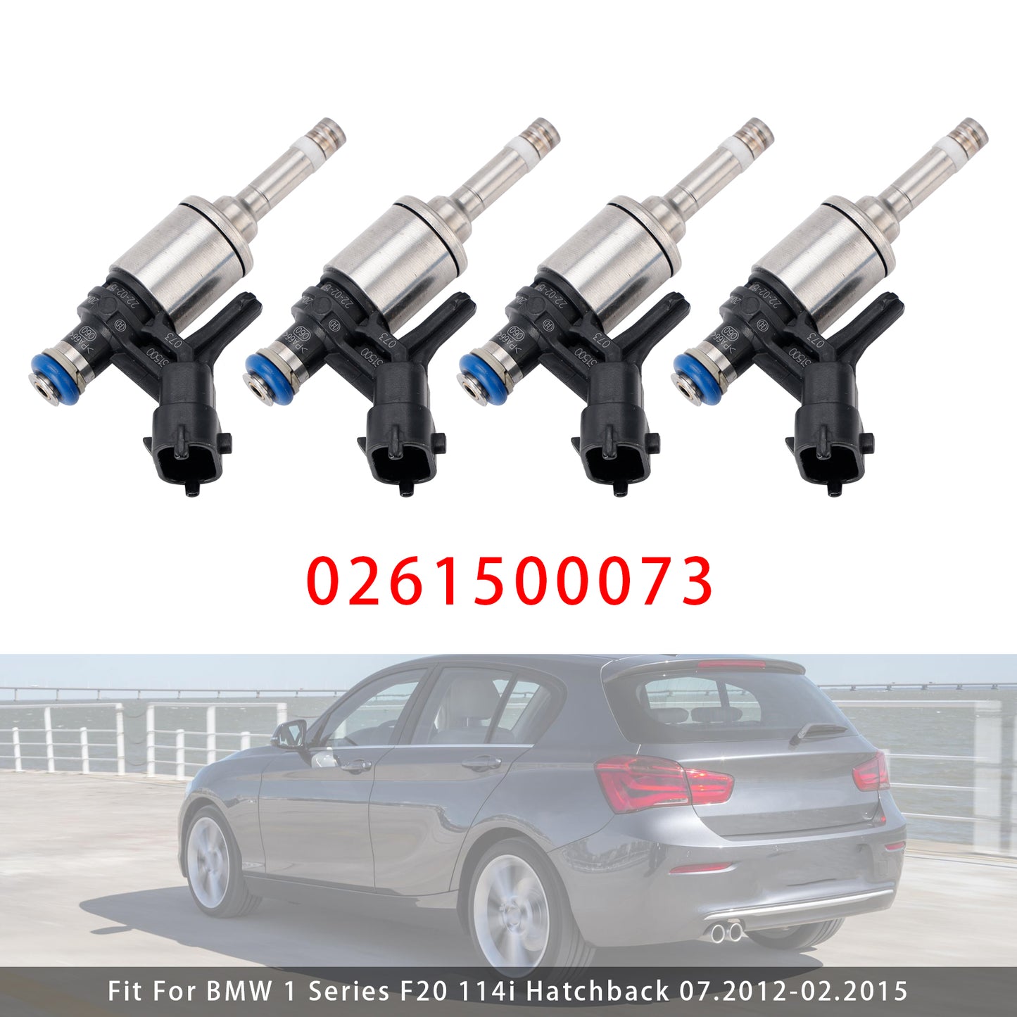 2007-2014 Peugeot 308 I 1.6 16V 13647598785 4Pcs Fuel Injector