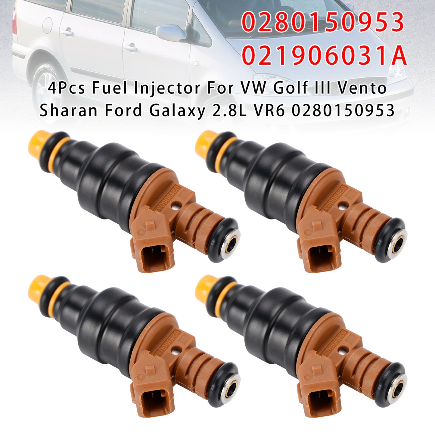 Ford Galaxy WGR 0280150953 4Pcs Fuel Injector