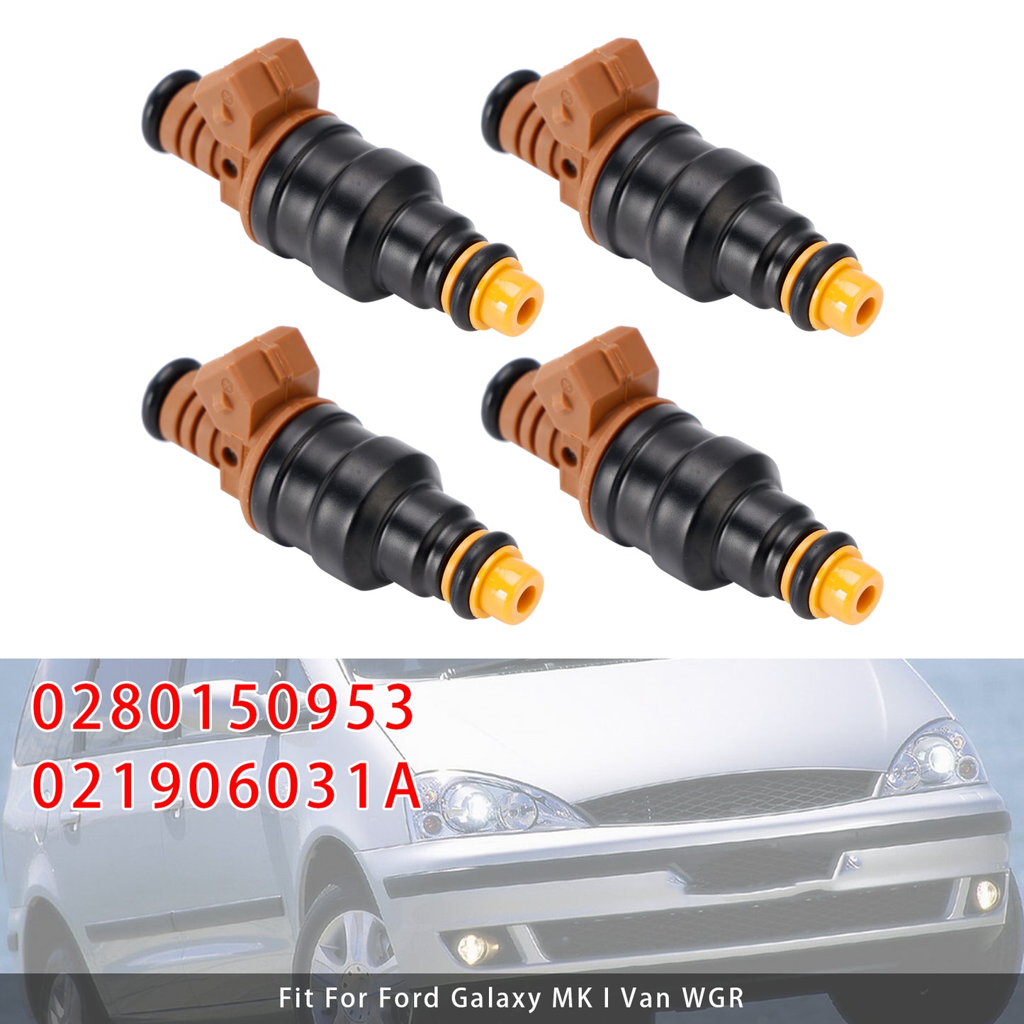 Ford Galaxy WGR 0280150953 4Pcs Fuel Injector