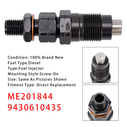 Mitsubishi Delica Spacegear 4M40 4M40T 2.8L ME201844 1Pcs Fuel Injector