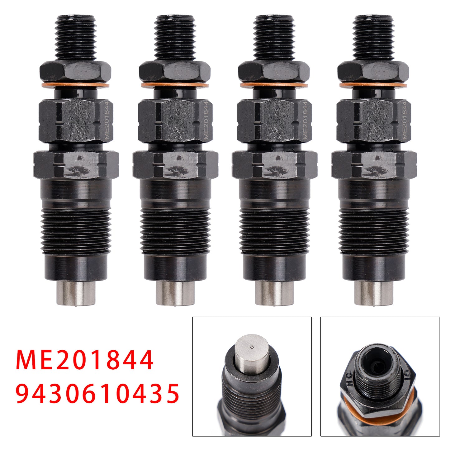 Mitsubishi Delica Spacegear 4M40 4M40T 2.8L ME201844 4Pcs Fuel Injector