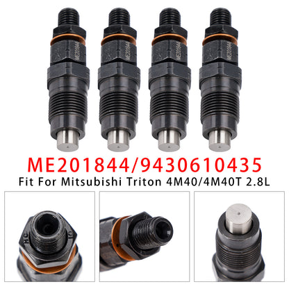 Mitsubishi Delica Spacegear 4M40 4M40T 2.8L ME201844 4Pcs Fuel Injector