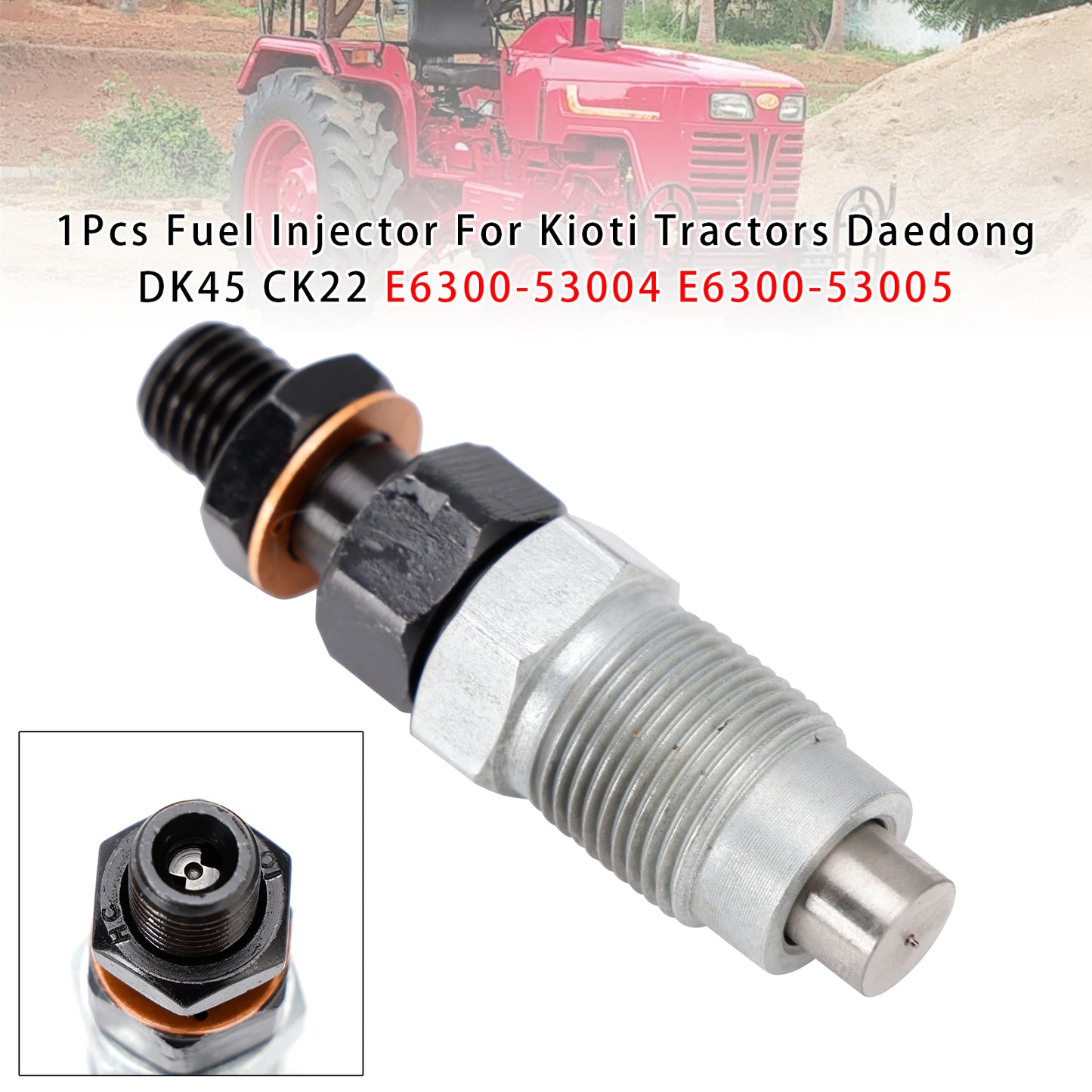 Mahindra Tractor E630053005 1Pcs Fuel Injector