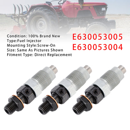 Mahindra Tractor E630053005 3Pcs Fuel Injector
