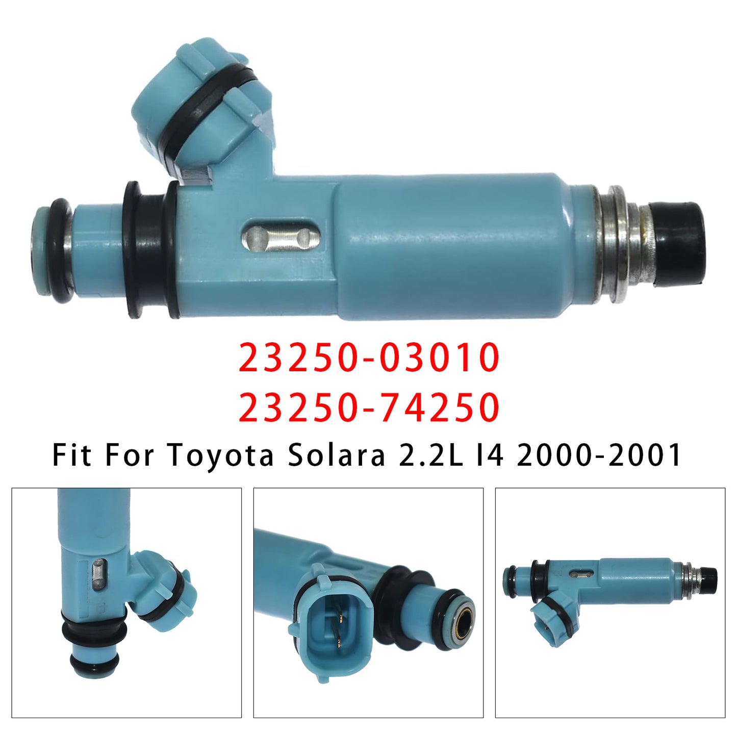 Toyota Solara Camry 2.2L 23250-03010 23250-74250 1Pcs Fuel Injector