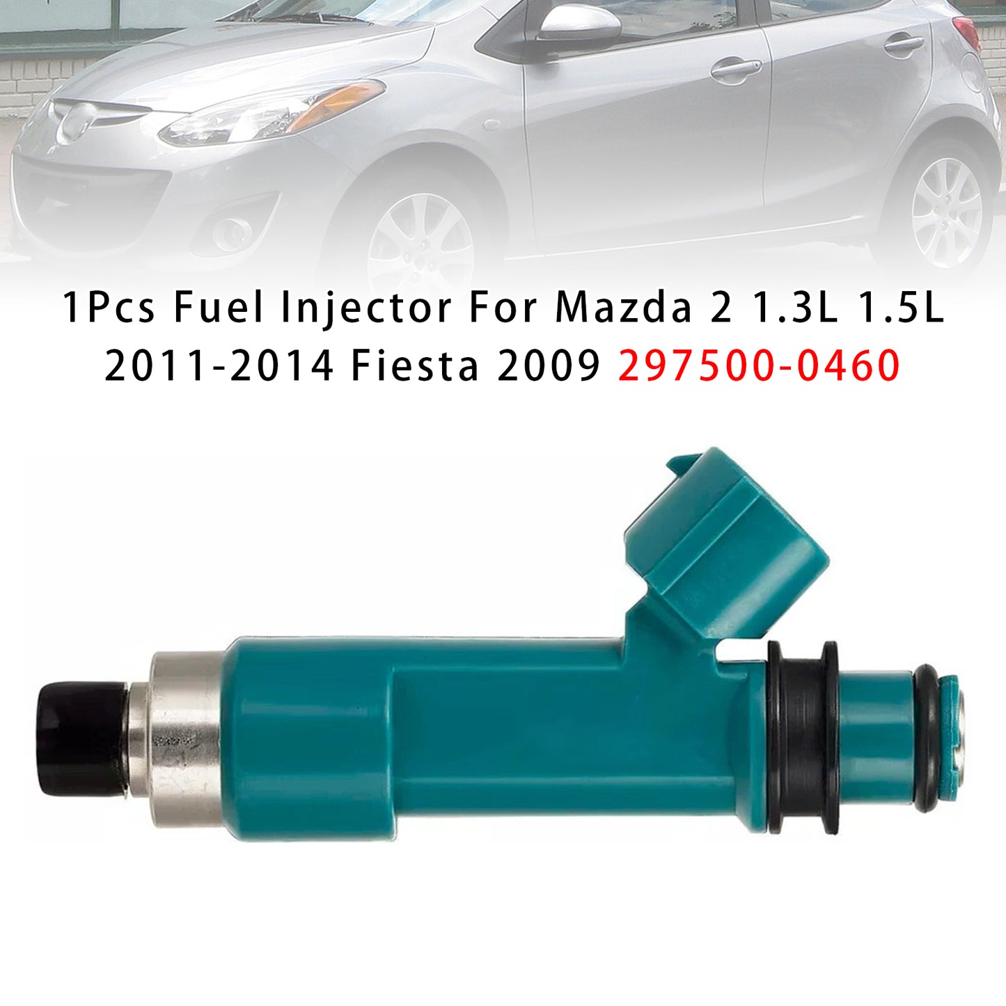 2011-2014 Mazda 2 1.3L 1.5L Fiesta 2009 297500-0460 1Pcs Fuel Injector