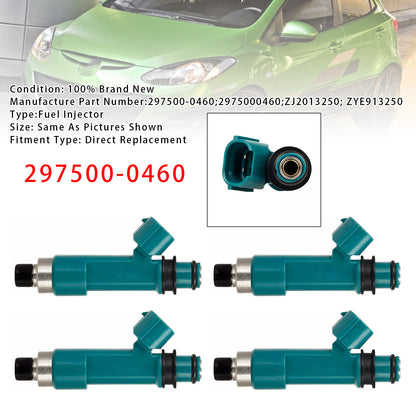 2009 Ford Fiesta 1.6L 297500-0460 4Pcs Fuel Injector