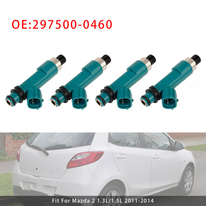 2009 Ford Fiesta 1.6L 297500-0460 4Pcs Fuel Injector