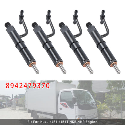 Isuzu 4JB1 4JB1T NKR NHR Engine 8942479370 4Pcs Fuel Injector