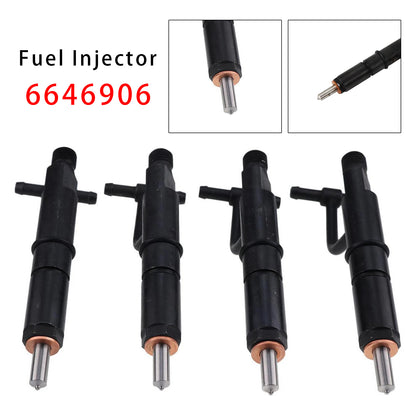 Mustang Skid Steer Loader 960 2060 6646906 4Pcs Fuel Injector