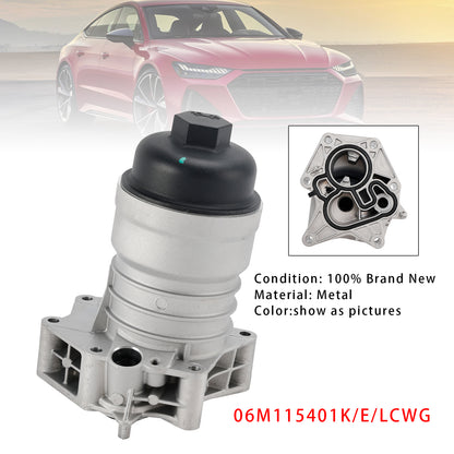 2016-2024 S4 3.0T 06M115401E K/E/LCWG Oil Filter Housing Oil Cooler