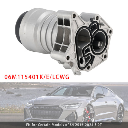 2016-2024 S4 3.0T 06M115401E K/E/LCWG Oil Filter Housing Oil Cooler