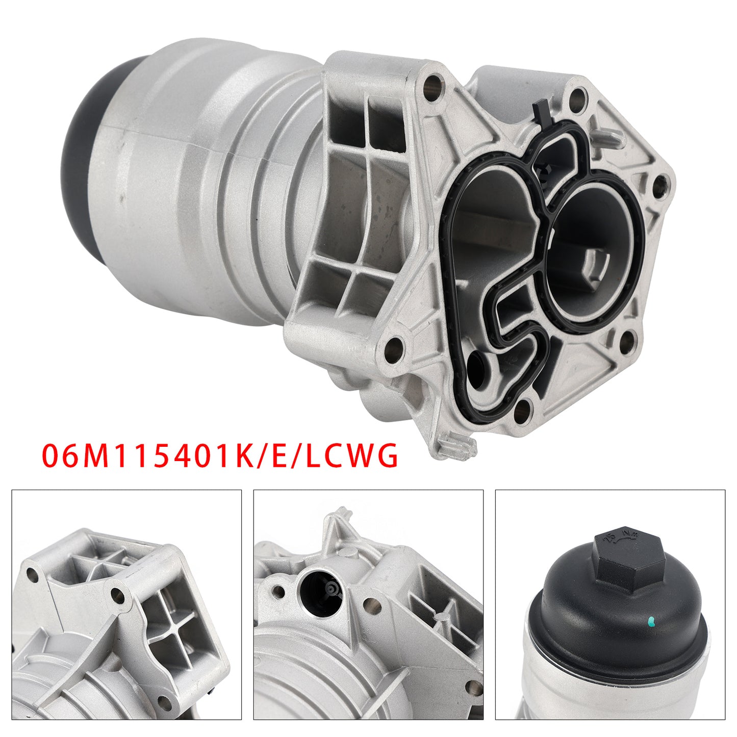 2016-2024 S4 3.0T 06M115401E K/E/LCWG Oil Filter Housing Oil Cooler
