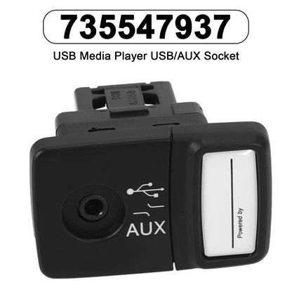 2010-ON Punto Abarth 735547937 USB Media Player USB/AUX Socket