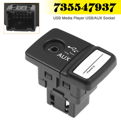 2010-ON Punto Abarth 735547937 USB Media Player USB/AUX Socket