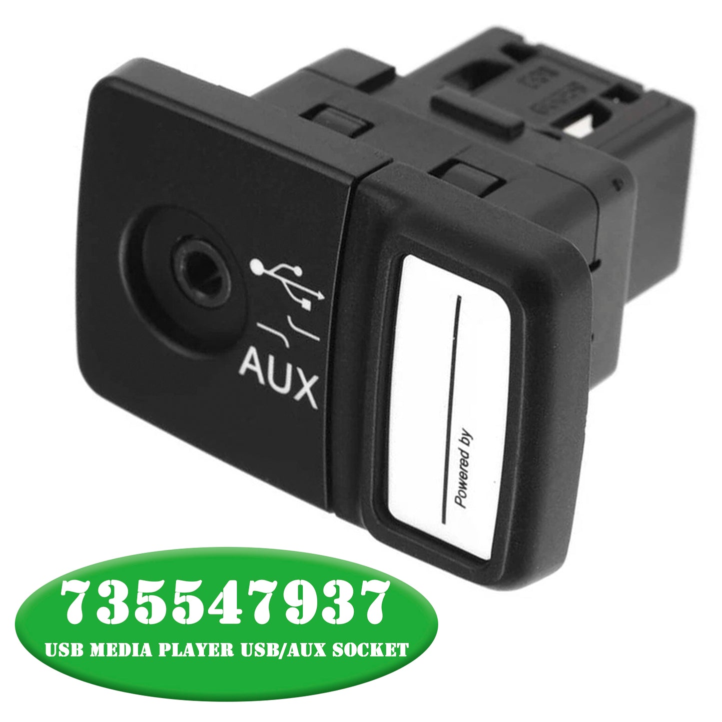 2010-ON Punto Abarth 735547937 USB Media Player USB/AUX Socket