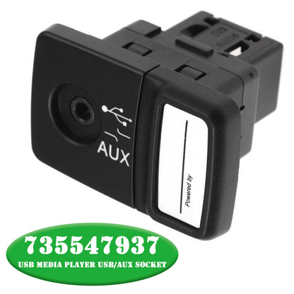 2010-ON Punto Abarth 735547937 USB Media Player USB/AUX Socket