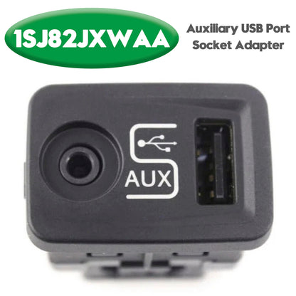 Auxiliary USB Port Socket Adapter 2012-2014 Fiat 500 1SJ82JXWAA