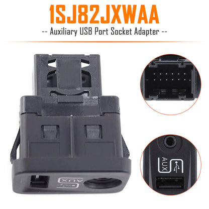 Auxiliary USB Port Socket Adapter 2012-2014 Fiat 500 1SJ82JXWAA