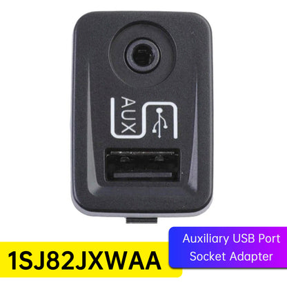 Auxiliary USB Port Socket Adapter 2012-2014 Fiat 500 1SJ82JXWAA