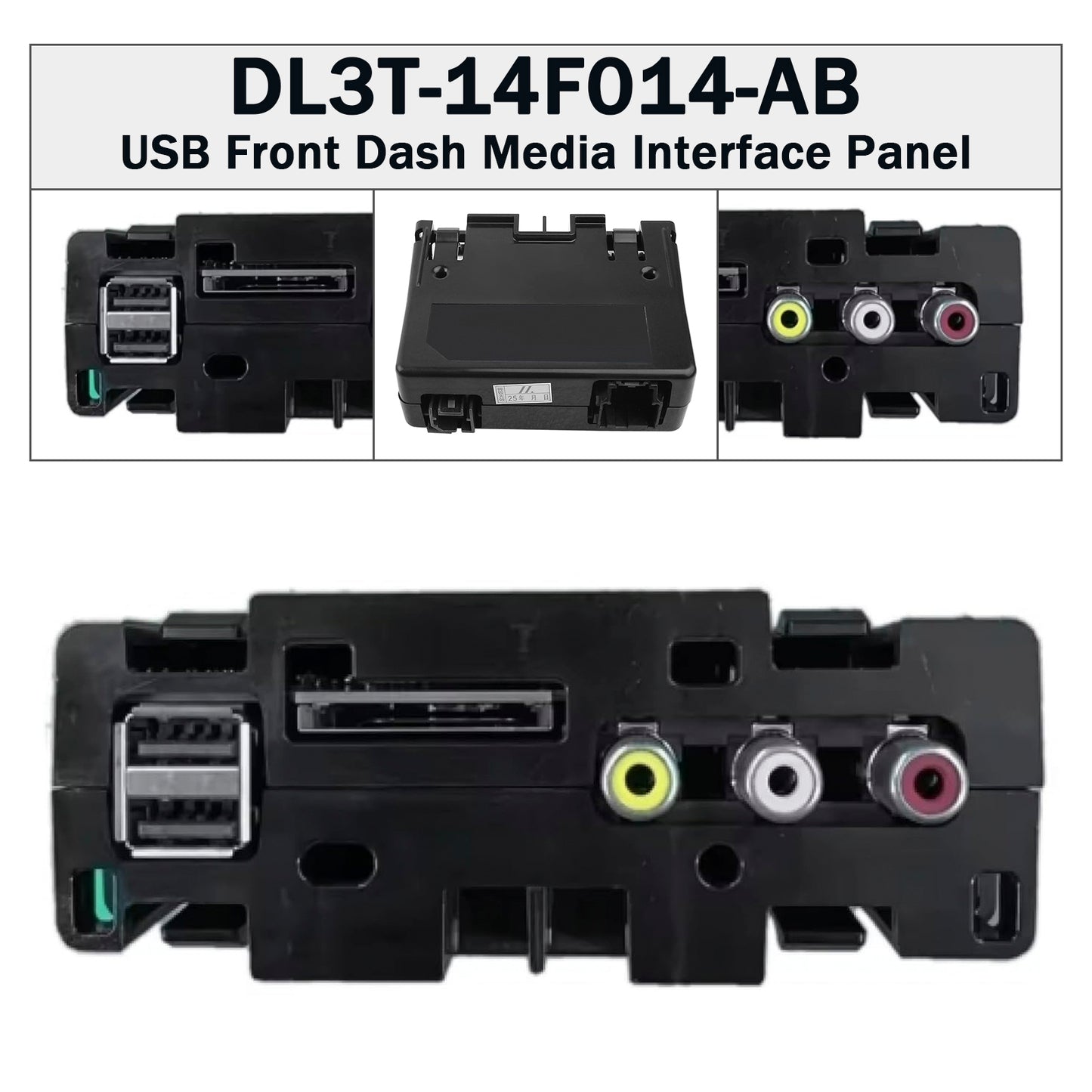 2011-2016 FORD F250 F350 SUPER DUTY DL3T-14F014-AB USB Front Dash Media Interface Panel