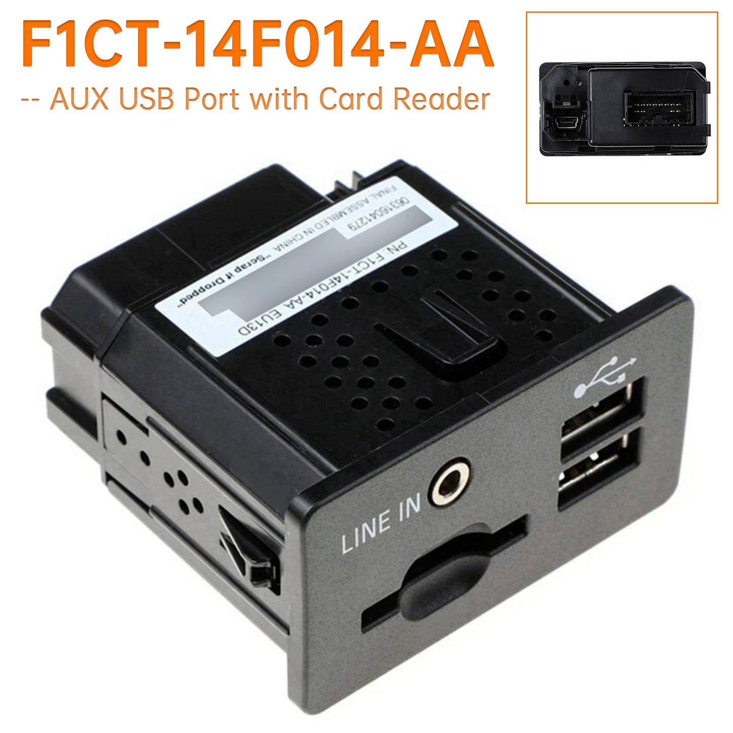 AUX USB Port with Card Reader TRANSIT KUGA F1CT-14F014-AA