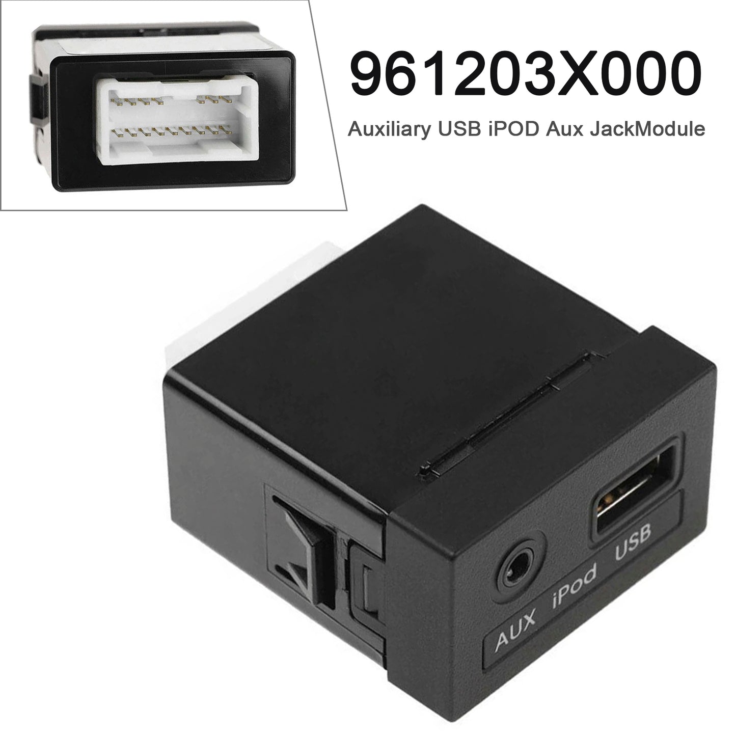 2011-2013 Hyundai Elantra 961203X000 Auxiliary USB iPOD Aux Jack