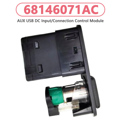 AUX USB DC Input/Connection Control Module 2014-18 Jeep Cherokee 68146071AC