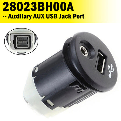 2013-2015 Nissan NV3500 28023-BH00A Juke Auxiliary AUX USB Jack Port