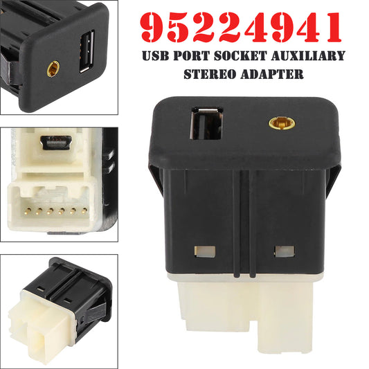 Chevrolet Spark 95224941 USB Port Socket Auxiliary Stereo Adapter
