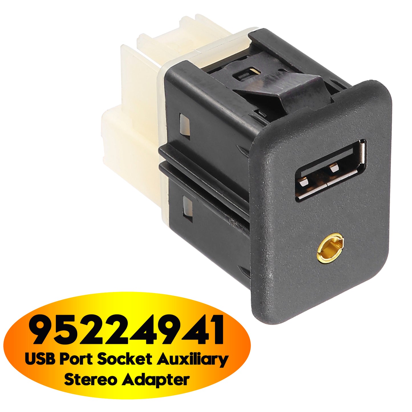 2014-2016 Chevrolet Spark EV 95224941 USB Port Socket Auxiliary Stereo Adapter