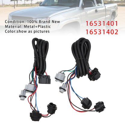2005-06 Chevrolet Silverado 1500 HD Tail Light Wiring Harness 16531401 2PCS LH+RH Tail Harness Light