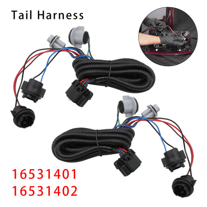 2005-06 Chevrolet Silverado 1500 HD Tail Light Wiring Harness 16531401 2PCS LH+RH Tail Harness Light