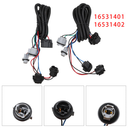 2005-06 Chevrolet Silverado 1500 HD Tail Light Wiring Harness 16531401 2PCS LH+RH Tail Harness Light