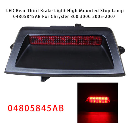 2005-2007 04805845AB Chrysler 300 300C LED Rear Third Brake Light High Mounted Stop Lamp