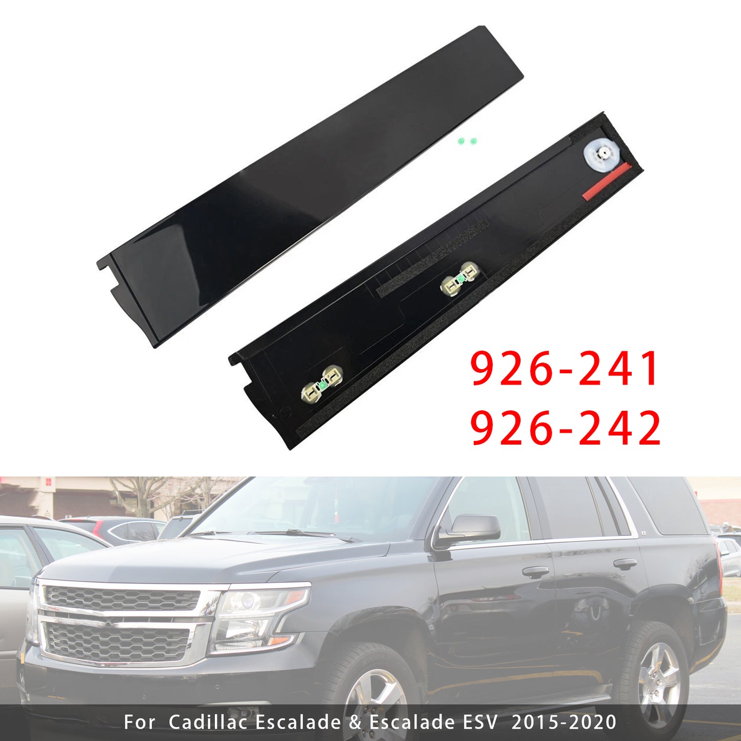 2015-2020 Cadillac Escalade & Escalade ESV 926-241 Left+Right Door B Pillar Trim
