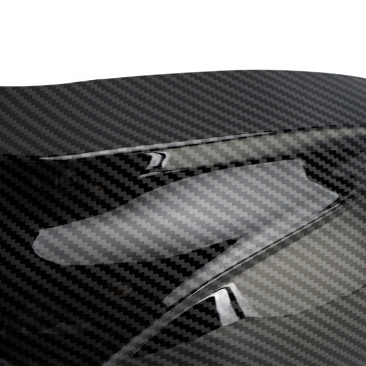 2Pcs Gloss Carbon Fiber Pattern Door Wing Mirror Cover 18-22 BMW x3/x4/ix3