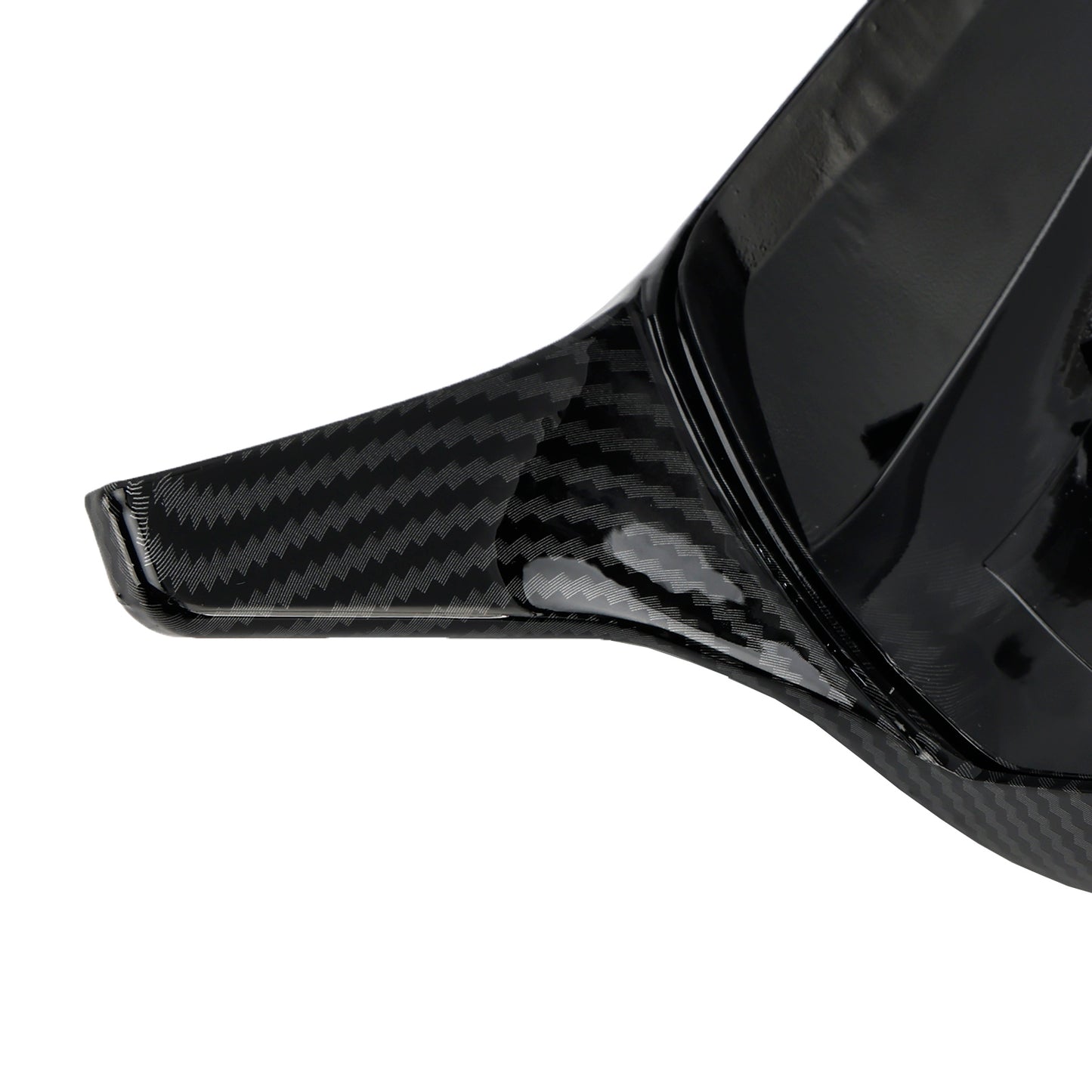 2Pcs Gloss Carbon Fiber Pattern Door Wing Mirror Cover 18-22 BMW x3/x4/ix3